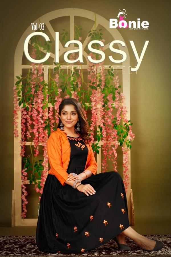 Bonie Classy 3 Rayon Exclusive Designer Kurti Collection